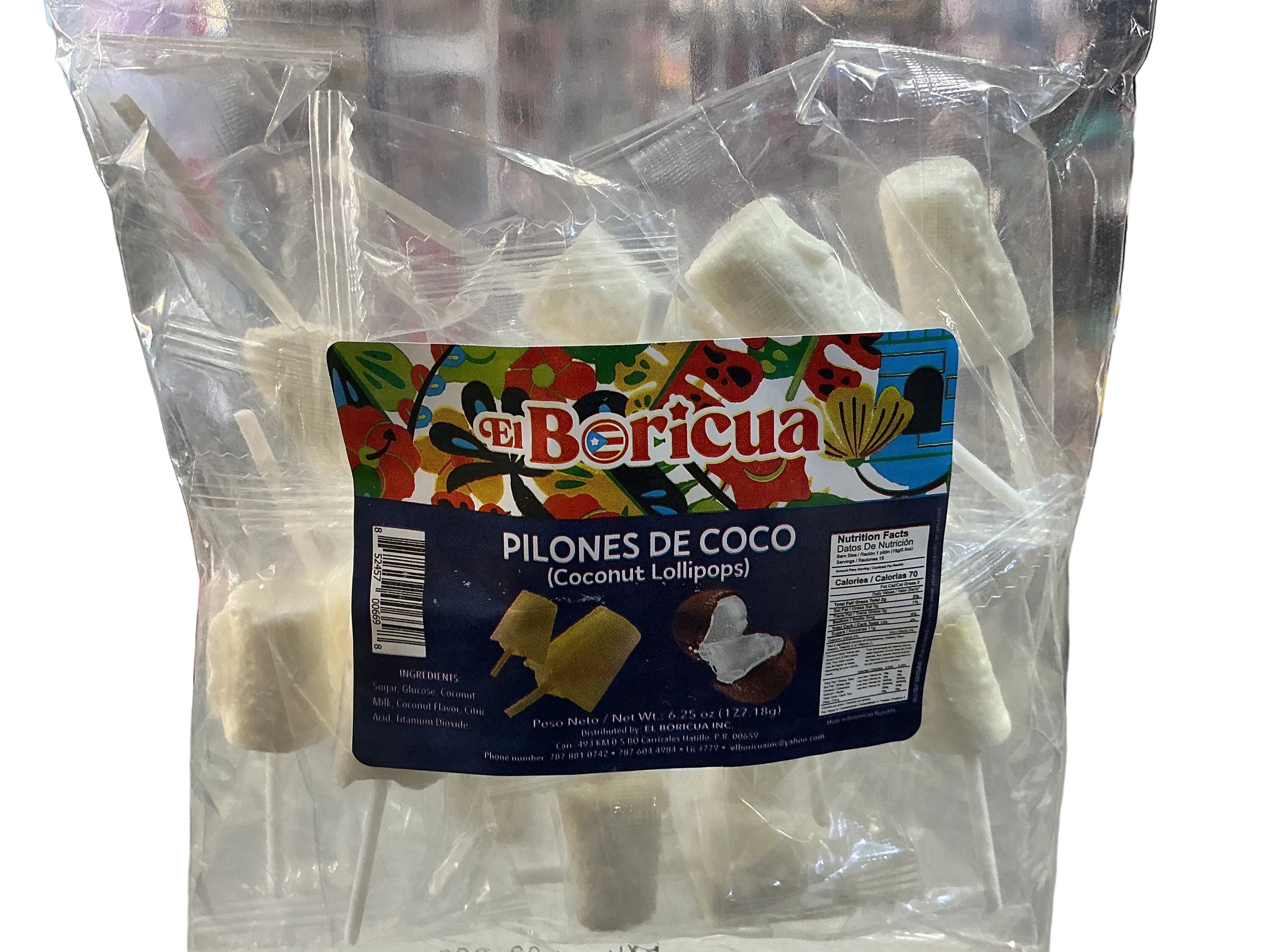 PILONES DE COCO -COCONUT LOLLIPOPS