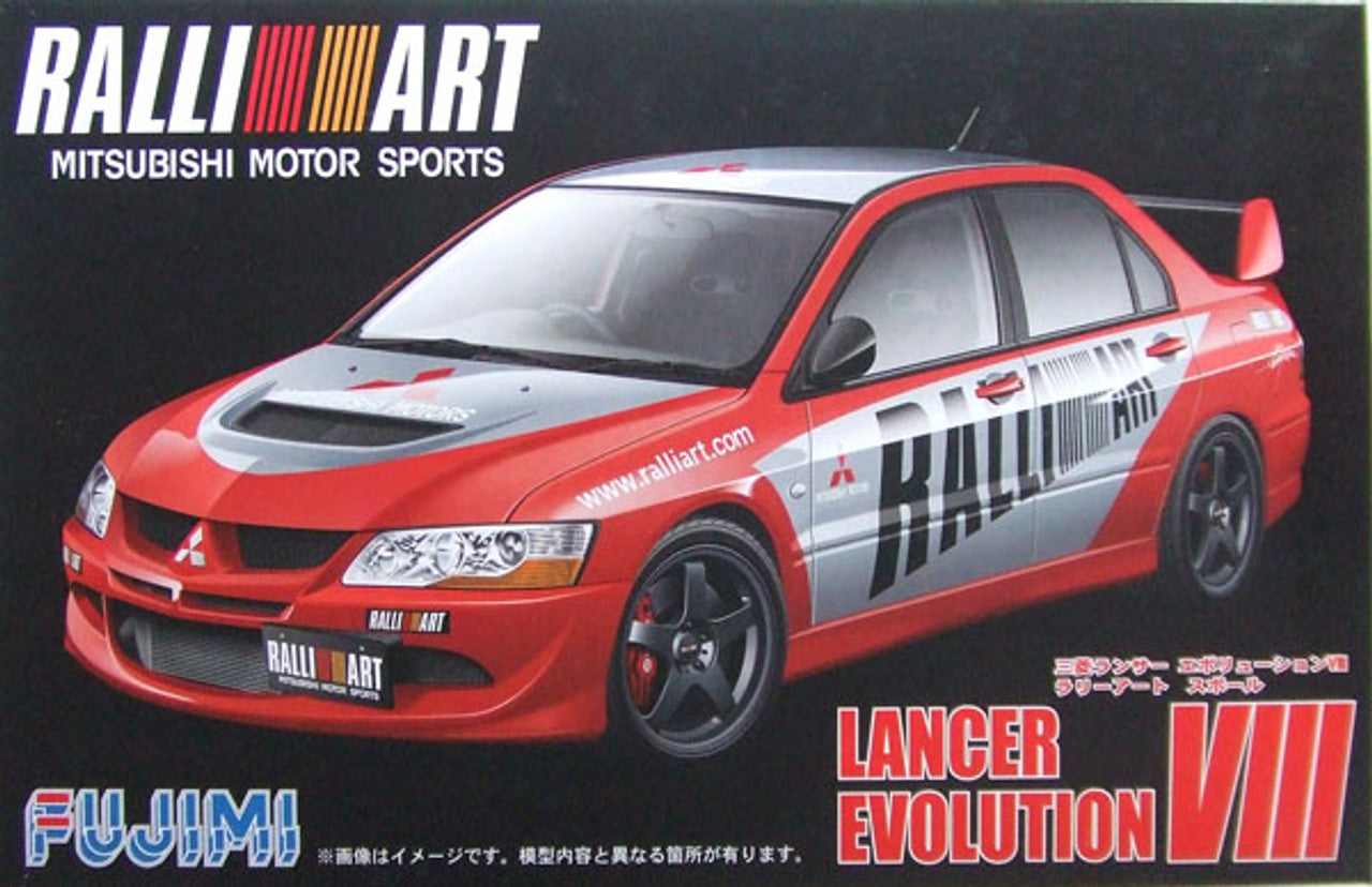 1/24 MITSUBISHI LANCER EVOLUTION VIII PLASTIC MODEL KIT - FUJIMI ID-148