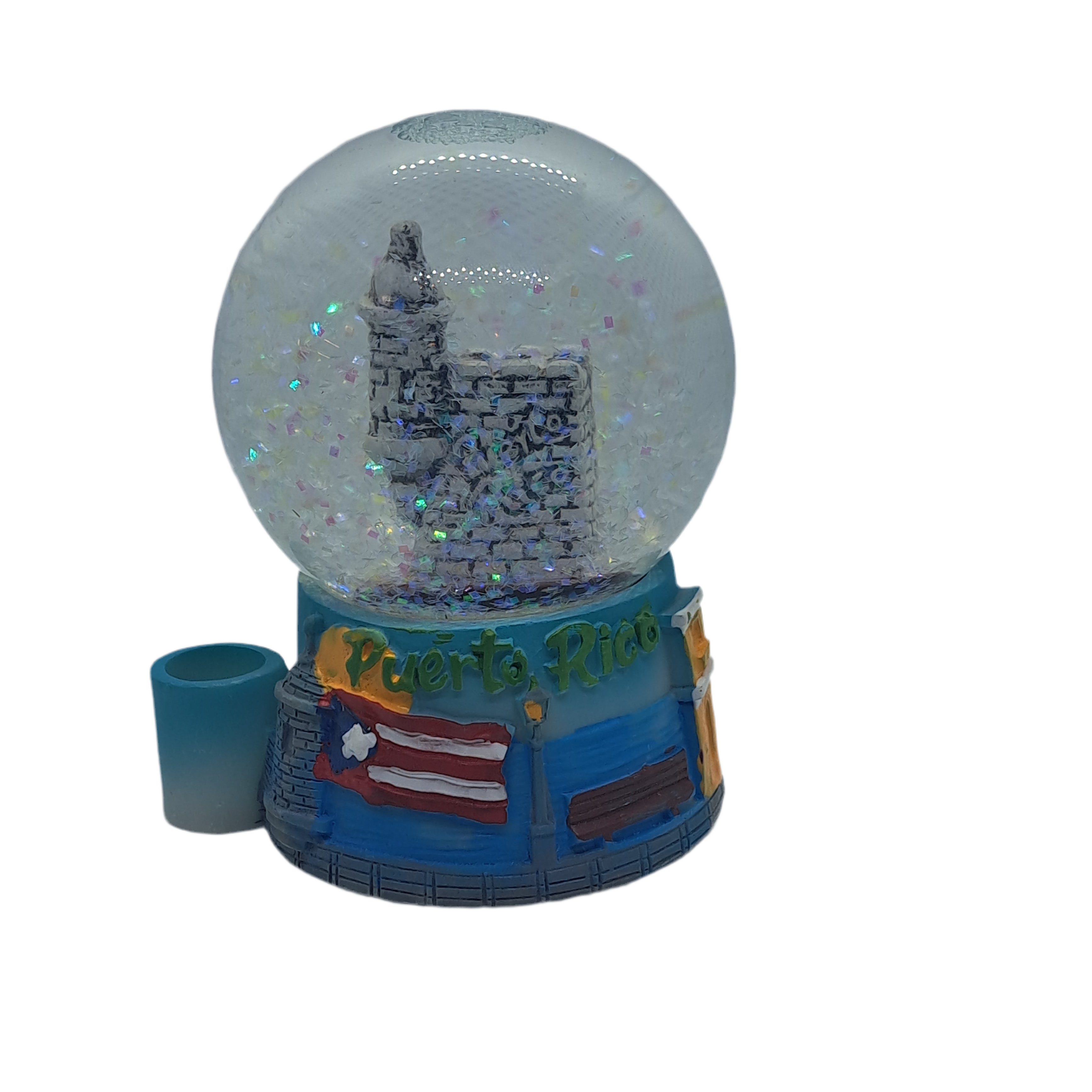 PUERTO RICO WATER BALL PEN HOLDER