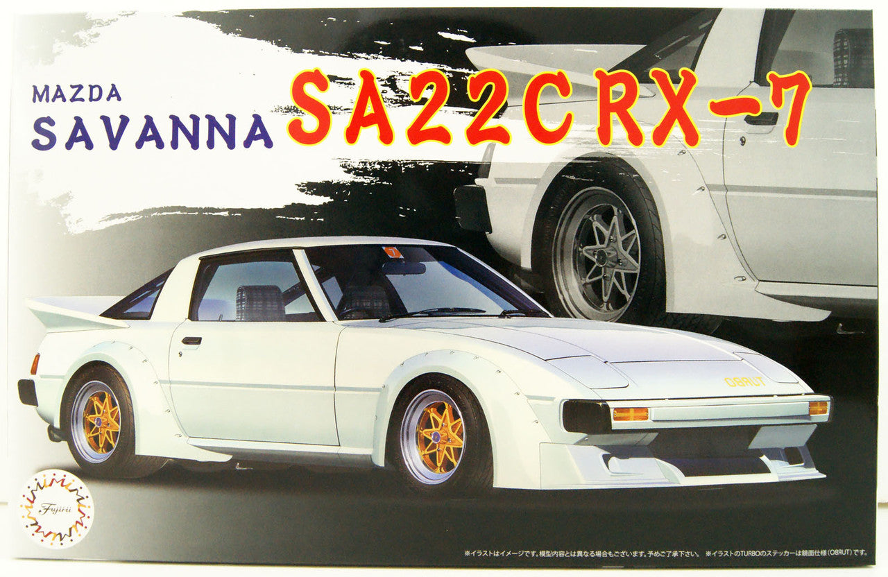 1/24 MAZDA SAVANNA SA22 CRX-7 PLASTIC MODEL KIT
