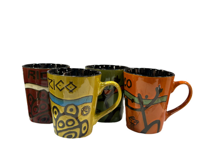 TAZA DISEÑO TAINO PEQUEÑA