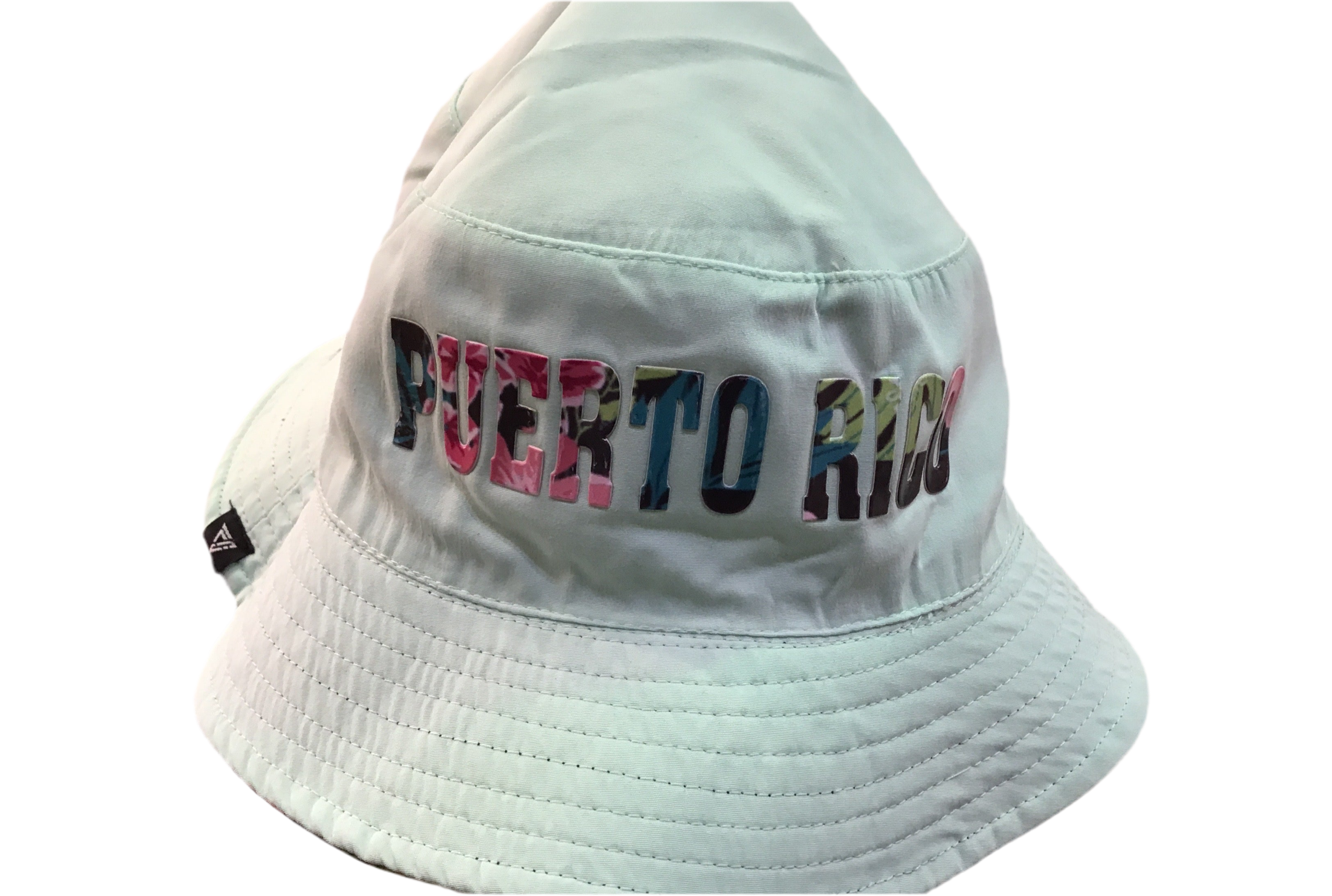 SOMBRERO REVERSIBLE DE PUERTO RICO- PUERTO RICO FLOWER BUCKET HAT REVERSIBLE