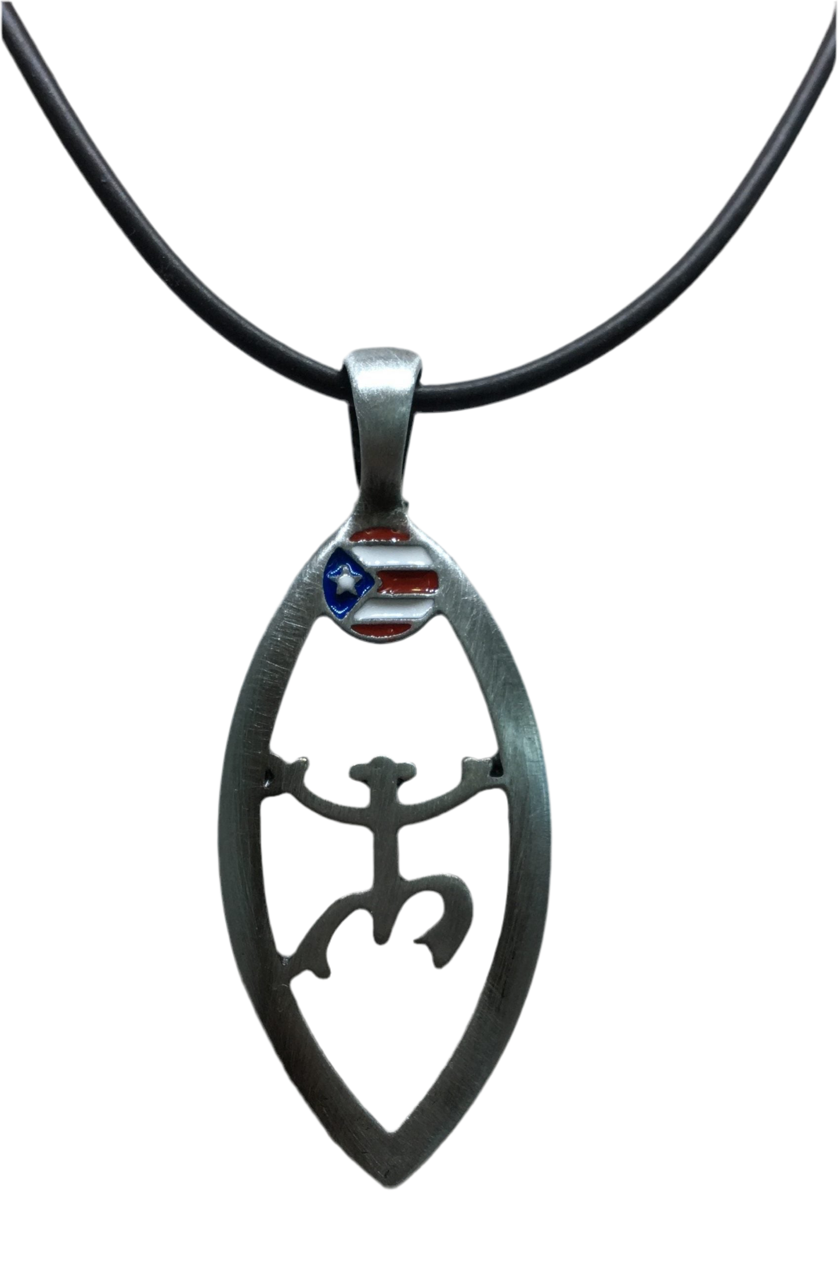 Collar de PR - Tabla de "Surfing" con coquí Taino