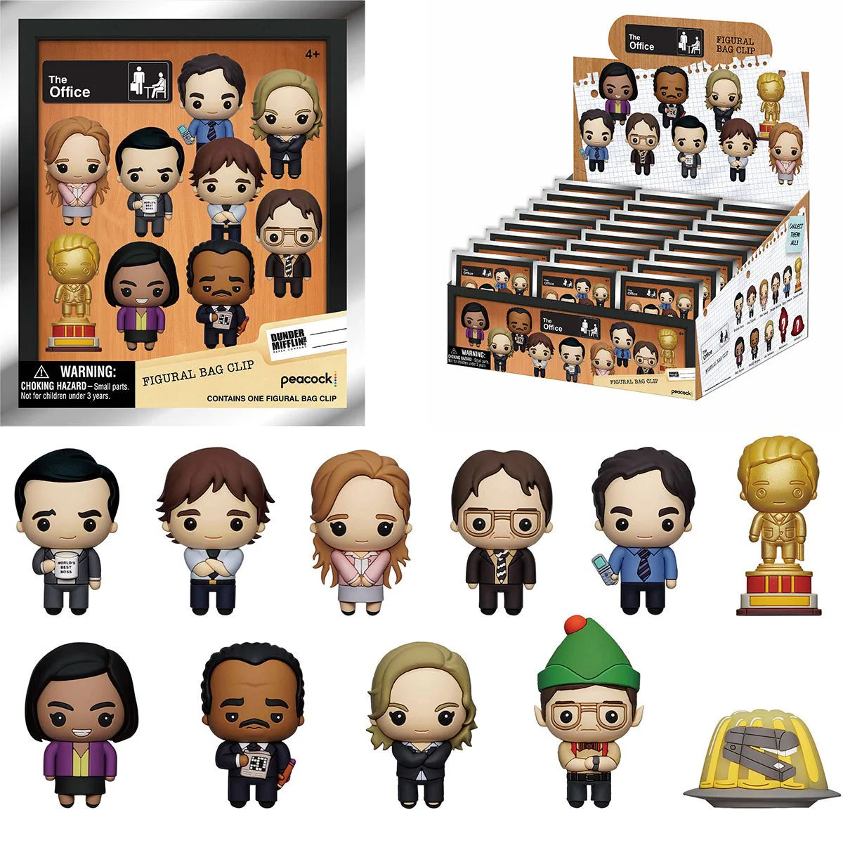 THE OFFICE FIGURAL BAG CLIP