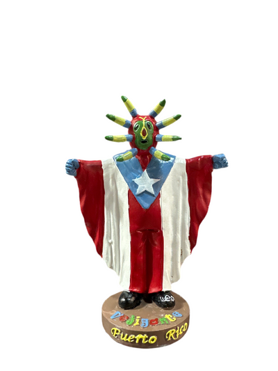 VEJIGANTE FIGURE PUERTO RICO FLAG- FIGURA VEJIGANTE BANDERA DE PUERTO RICO
