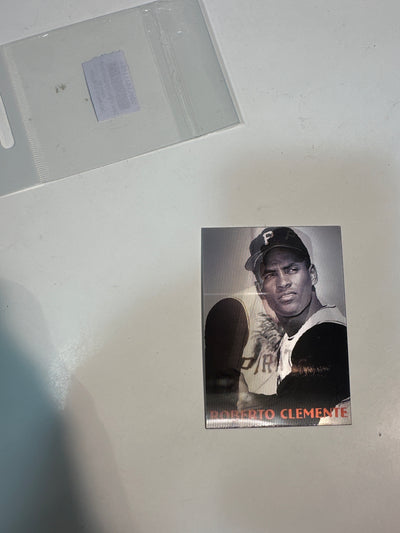 TARJETA 3D/PEGATINA ROBERTO CLEMENTE