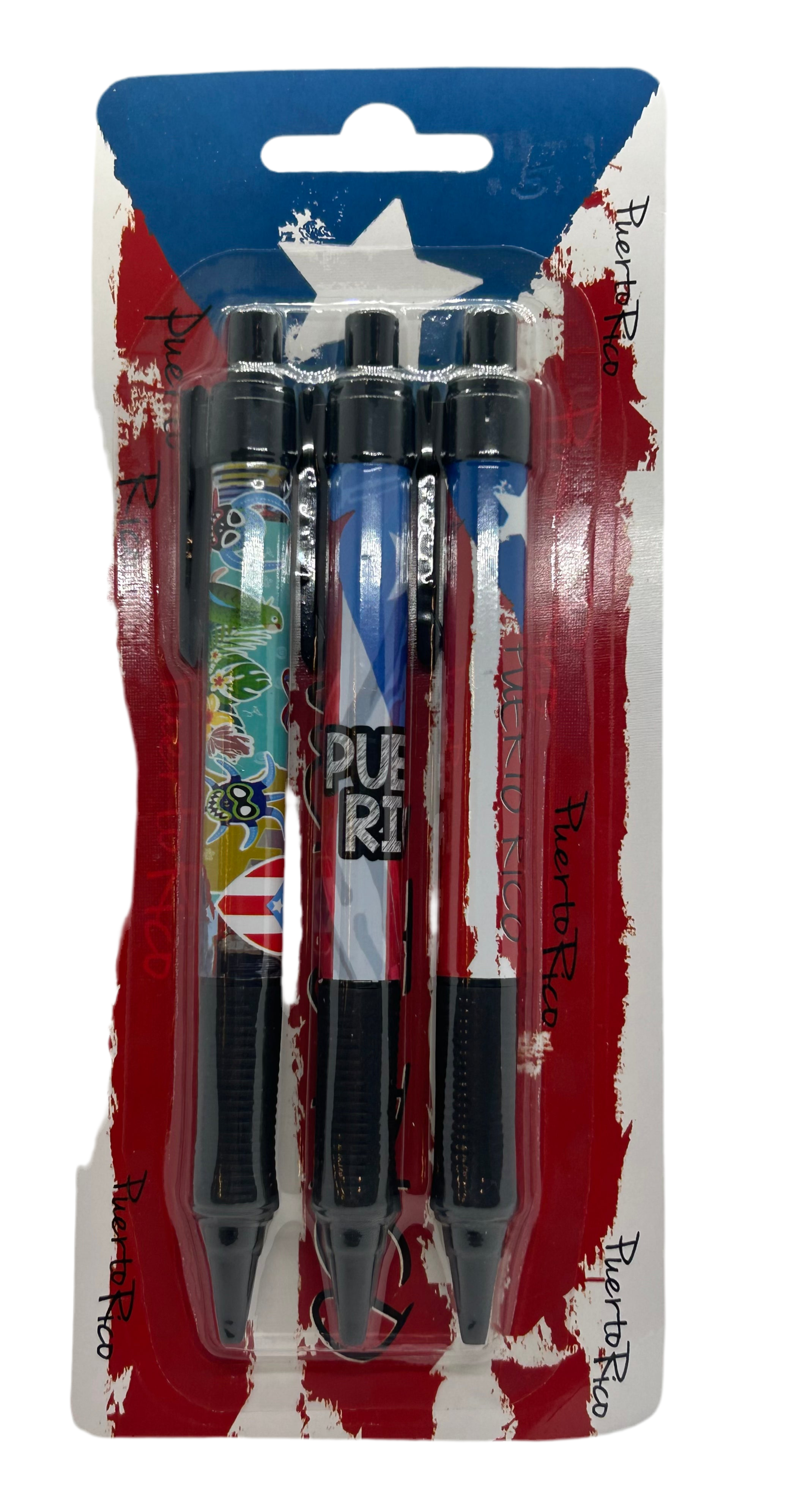PUERTO RICO PEN SET - SET DE BOLIGRAFOS DE PR.