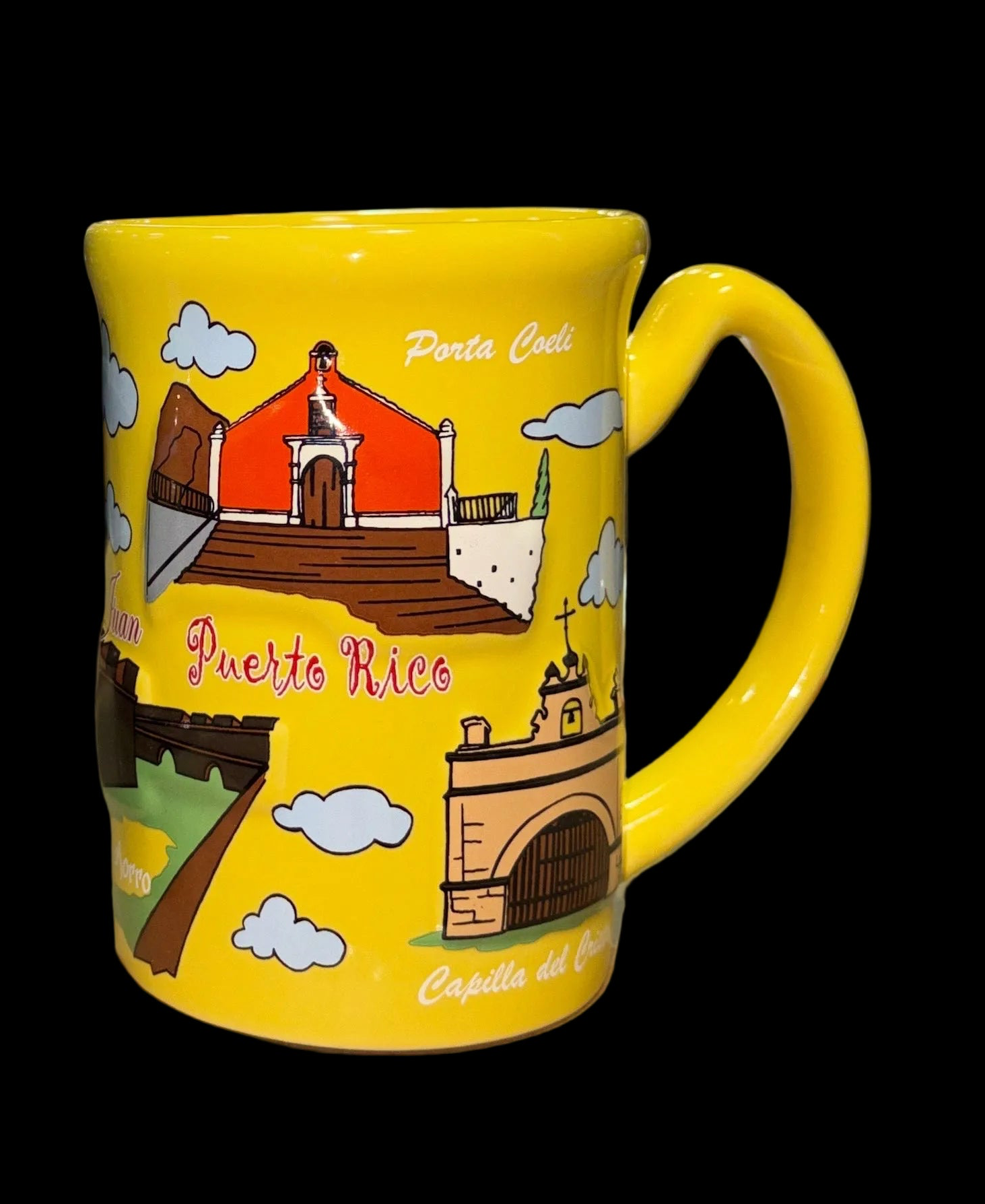 TAZA / MUG RELIEF PUERTO RICO LAND MARKS