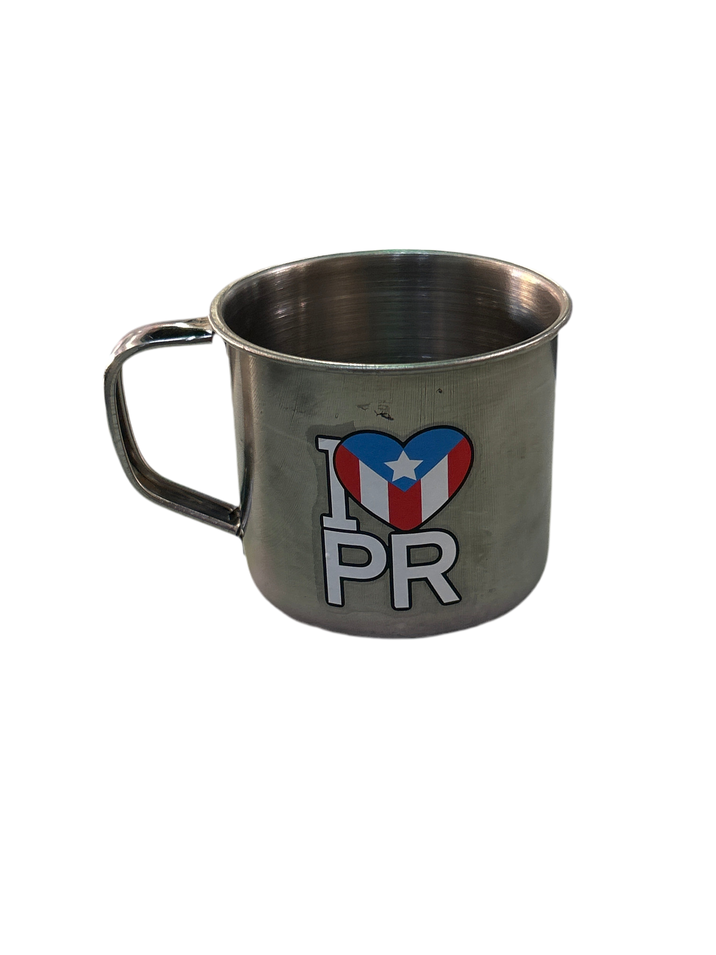 TAZA DE PUERTO RICO EN METAL