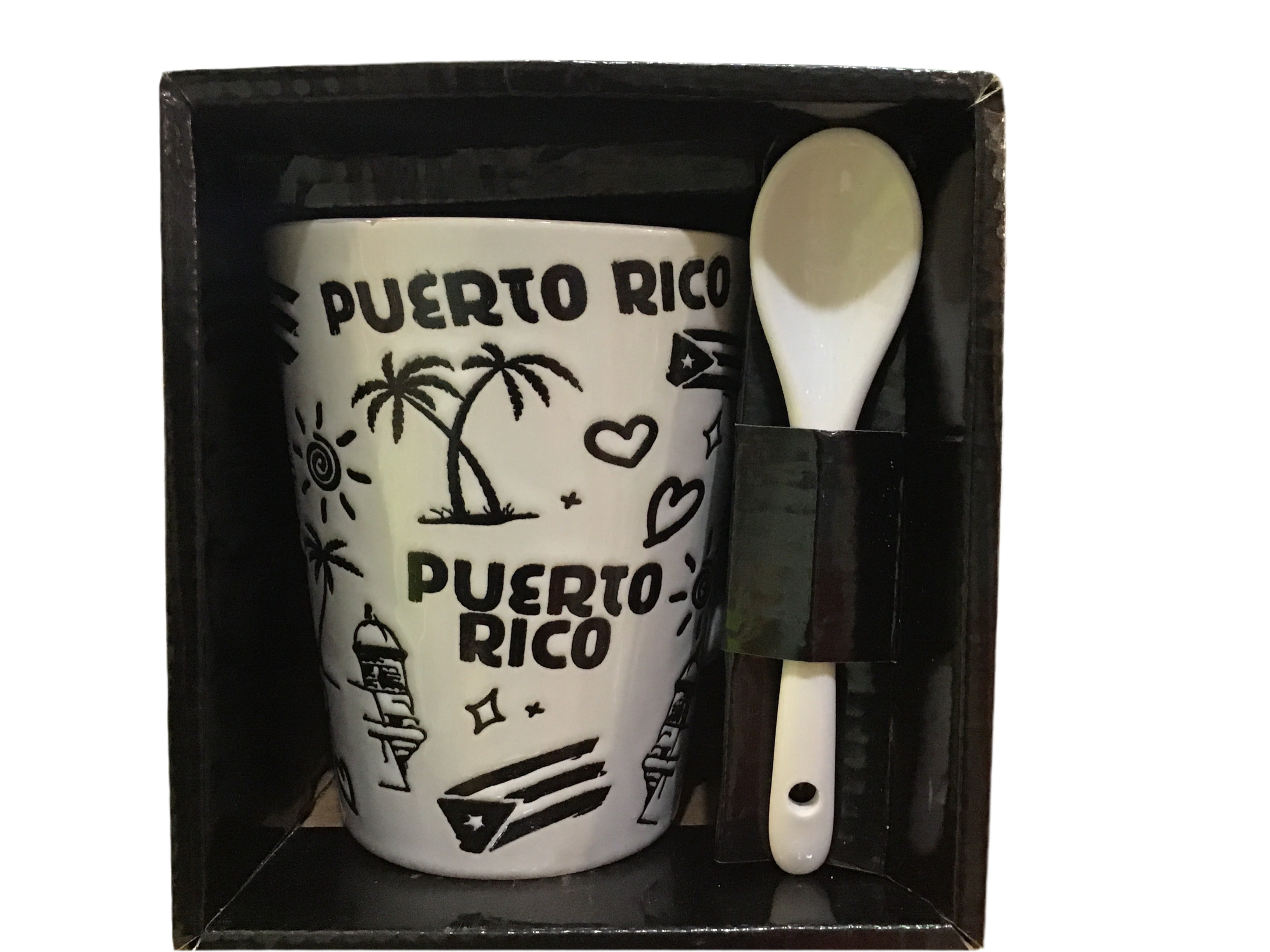 TAZA COQUI & CORAZON PUERTO RICO- COQUI & HEART MUG