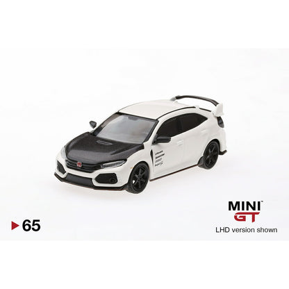 1/64 HONDA CIVIC TYPE R CHAMPIONSHIP WHITE W/CARBON - MINI GT