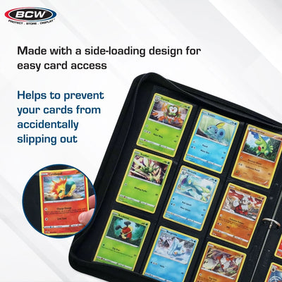 FUNDAS PARA CARPETA BCW CON 9 BOLSILLOS, PÁGINAS DOBLES Y CARGA LATERAL