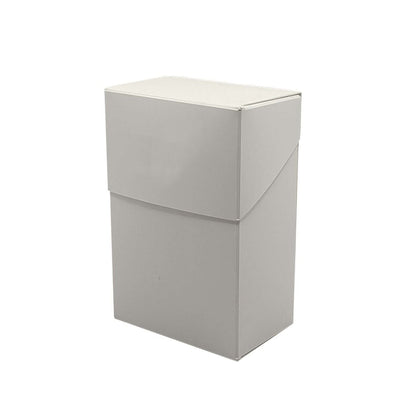 SMALL DECK BOX CASE - JAPANESE CARD SIZE - (WHITE)