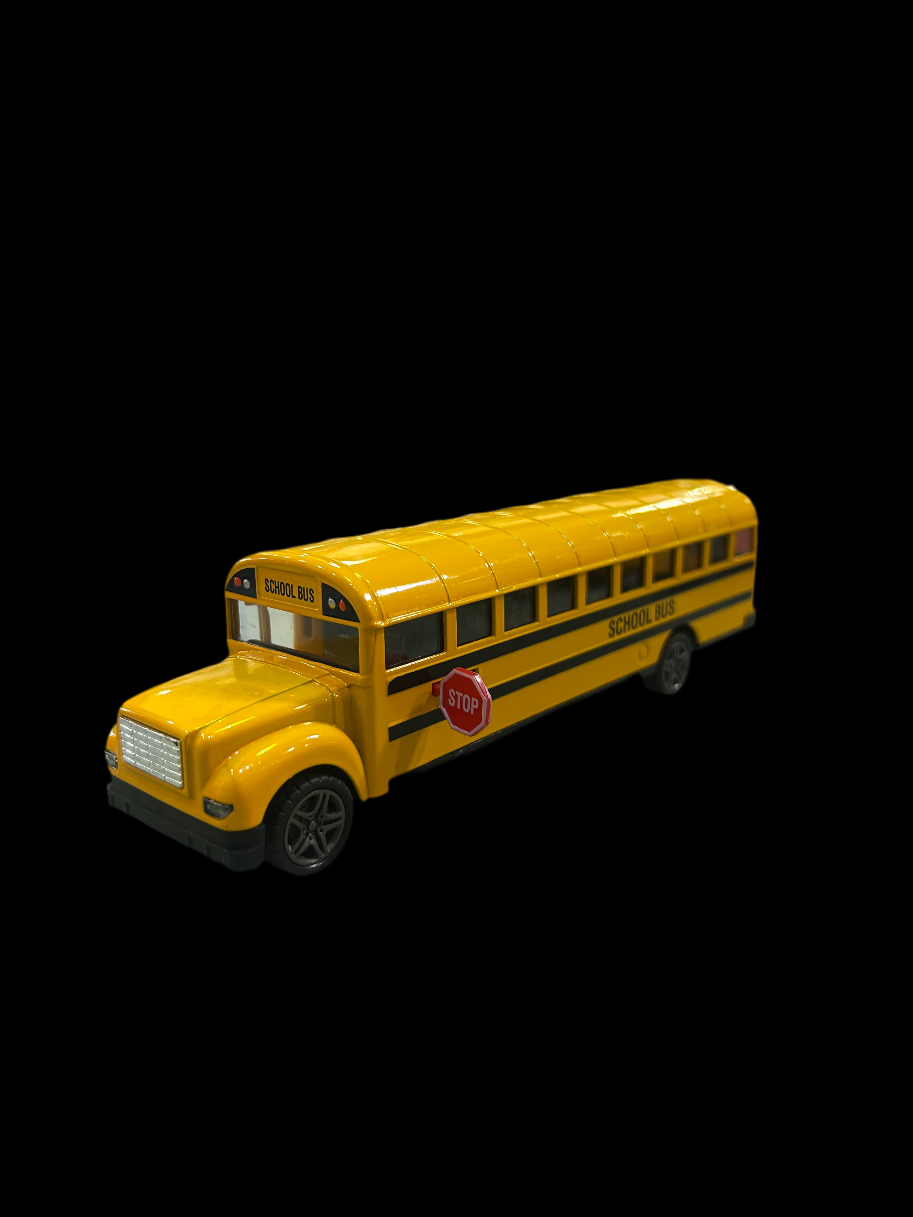 8” DIE CAST METAL SCHOOL BUS WITH LIGHT AND SOUND