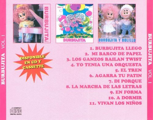 CD de Burbujita 1 Titulo Vol 1
