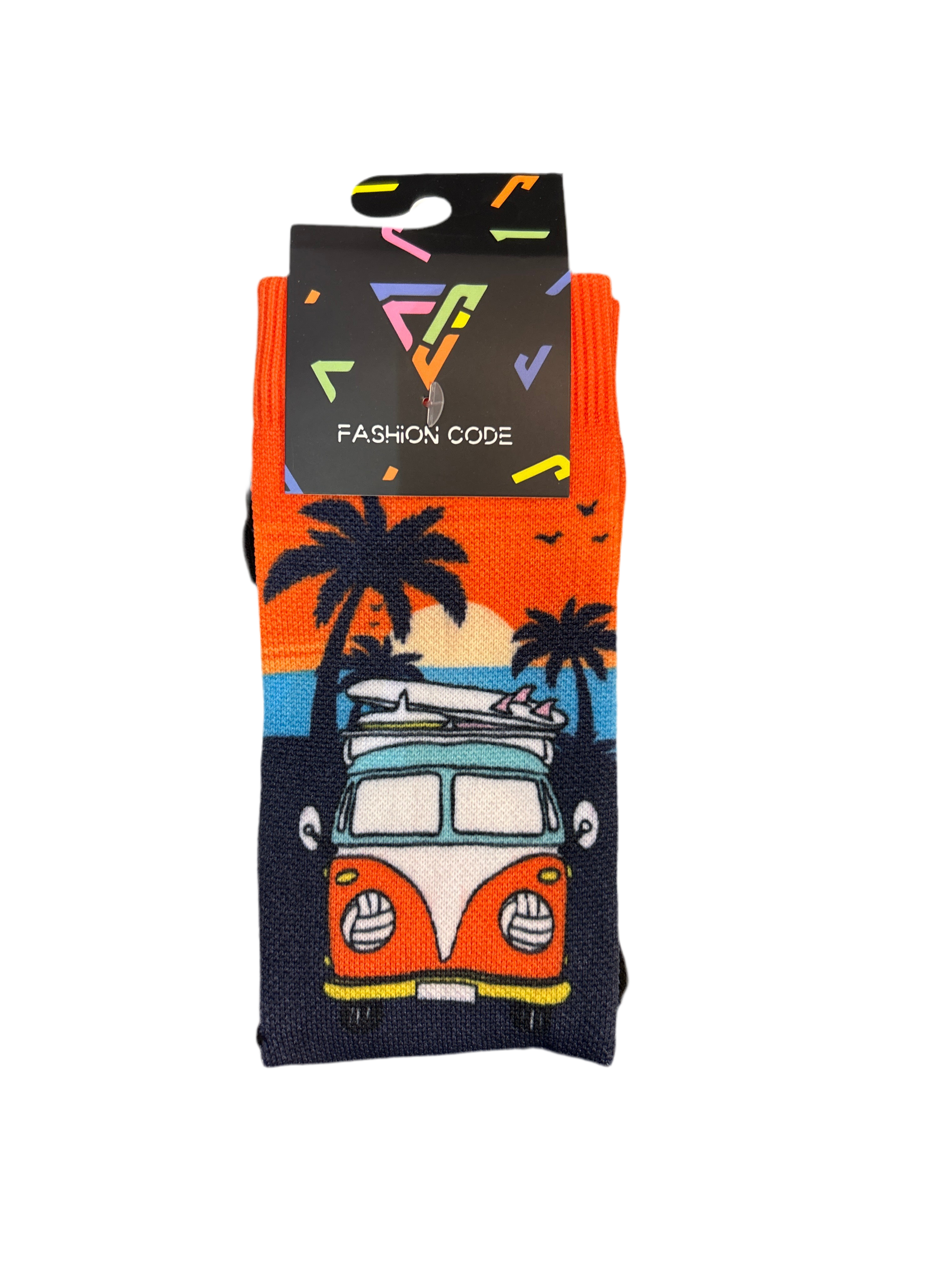 PUERTO RICO VOLKSWAGEN VAN SOCKS PAIR - PAR DE MEDIAS VOLKSWAGEN VAN DE PUERTO RICO