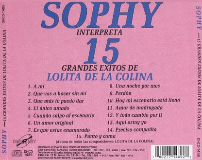 CD de Sophy - Lolita de la colina