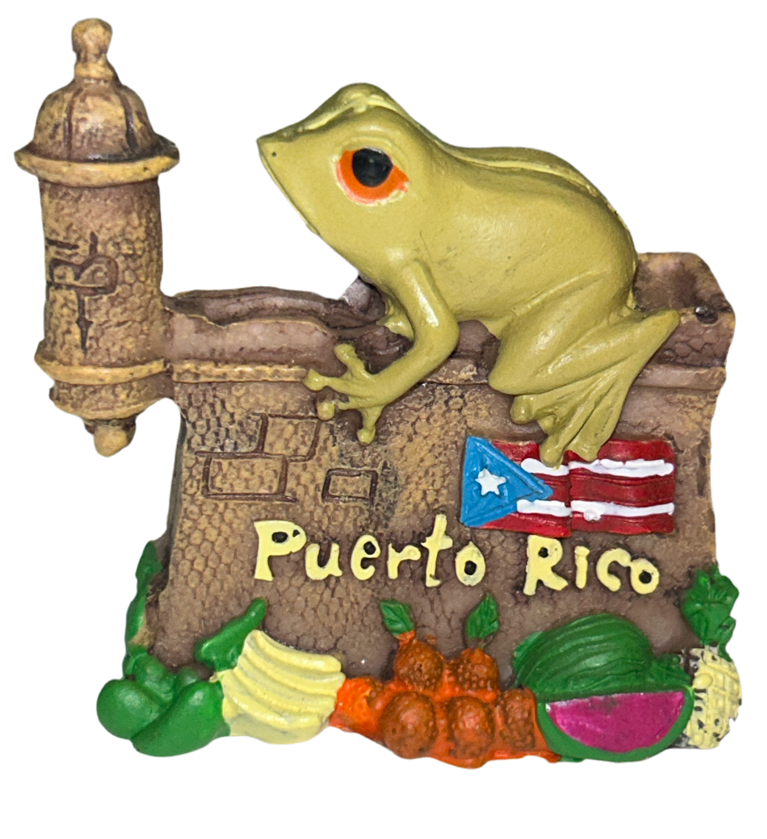 2" PUERTO RICO COQUI & GARITA FIGURE