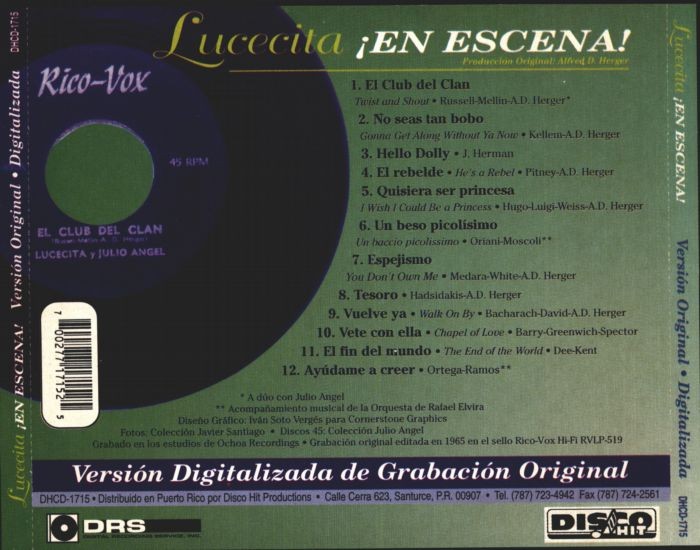 CD de Lucecita - En Escena
