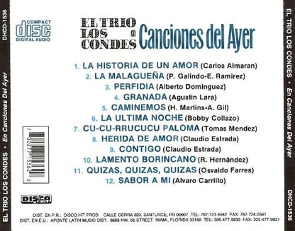 CD de Los Condes - Canciones del Ayer