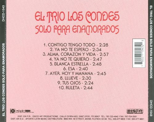 CD de Los Condes - Solo para enamorados