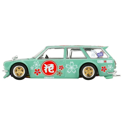 1/64 DATSUN KAIDO 510 WAGON HANAMI V2 - (VERDE)