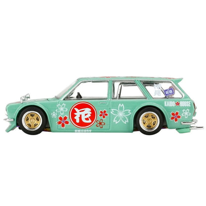 1/64 DATSUN KAIDO 510 WAGON HANAMI V2 - (GREEN)