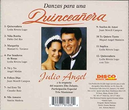 CD de Julio Angel - Danzas para una Quinceañera
