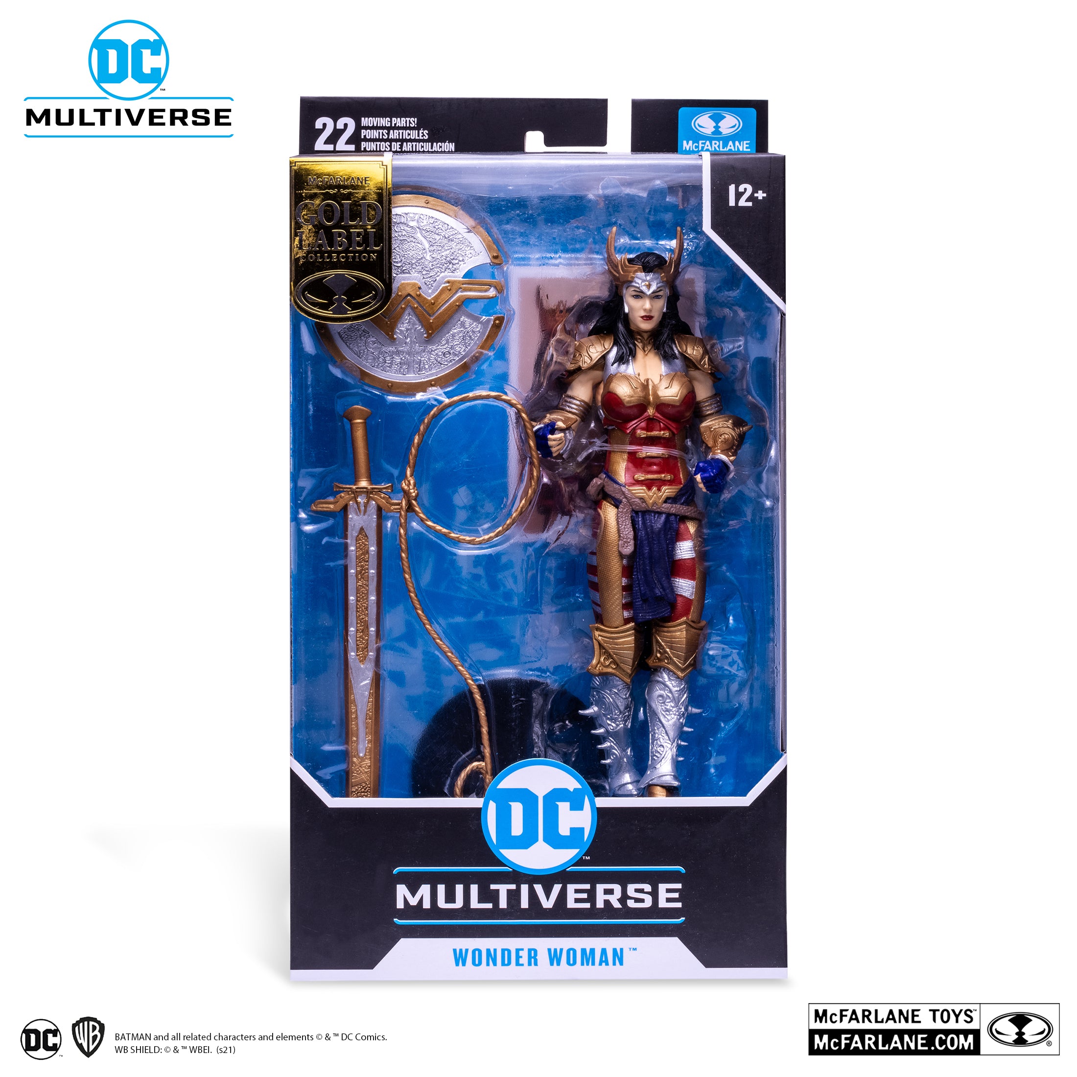 WONDER WOMAN - DC MULTIVERSE ACTION FIGUR (GOLD LABEL COLLECTION)