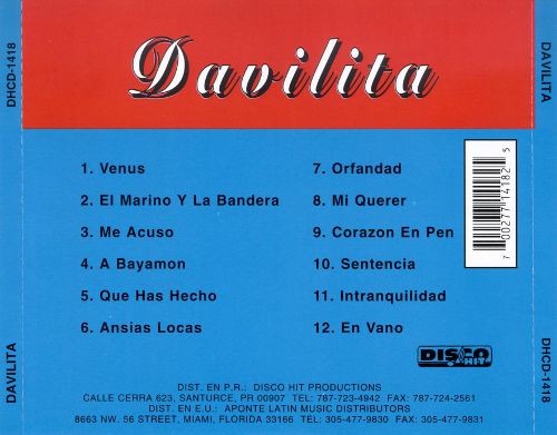 CD de Davilita - Vol. 1