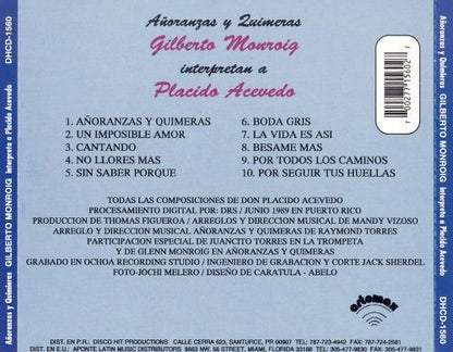 CD de Gilberto Monroig - Añoranzas y Quimeras