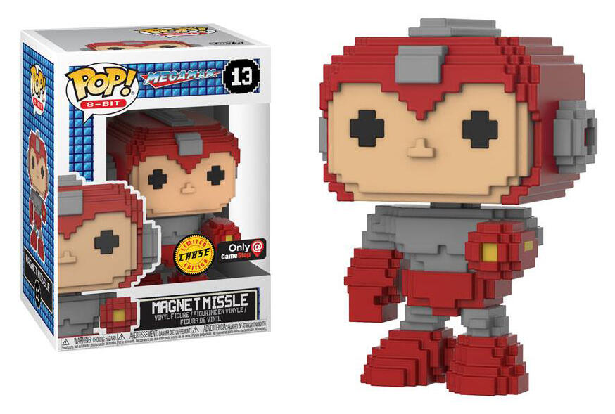 MEGAMAN MAGNET MISSLE FUNKO POP #13 ONLY @ GAME STOP LIMITE CHASE EDITION