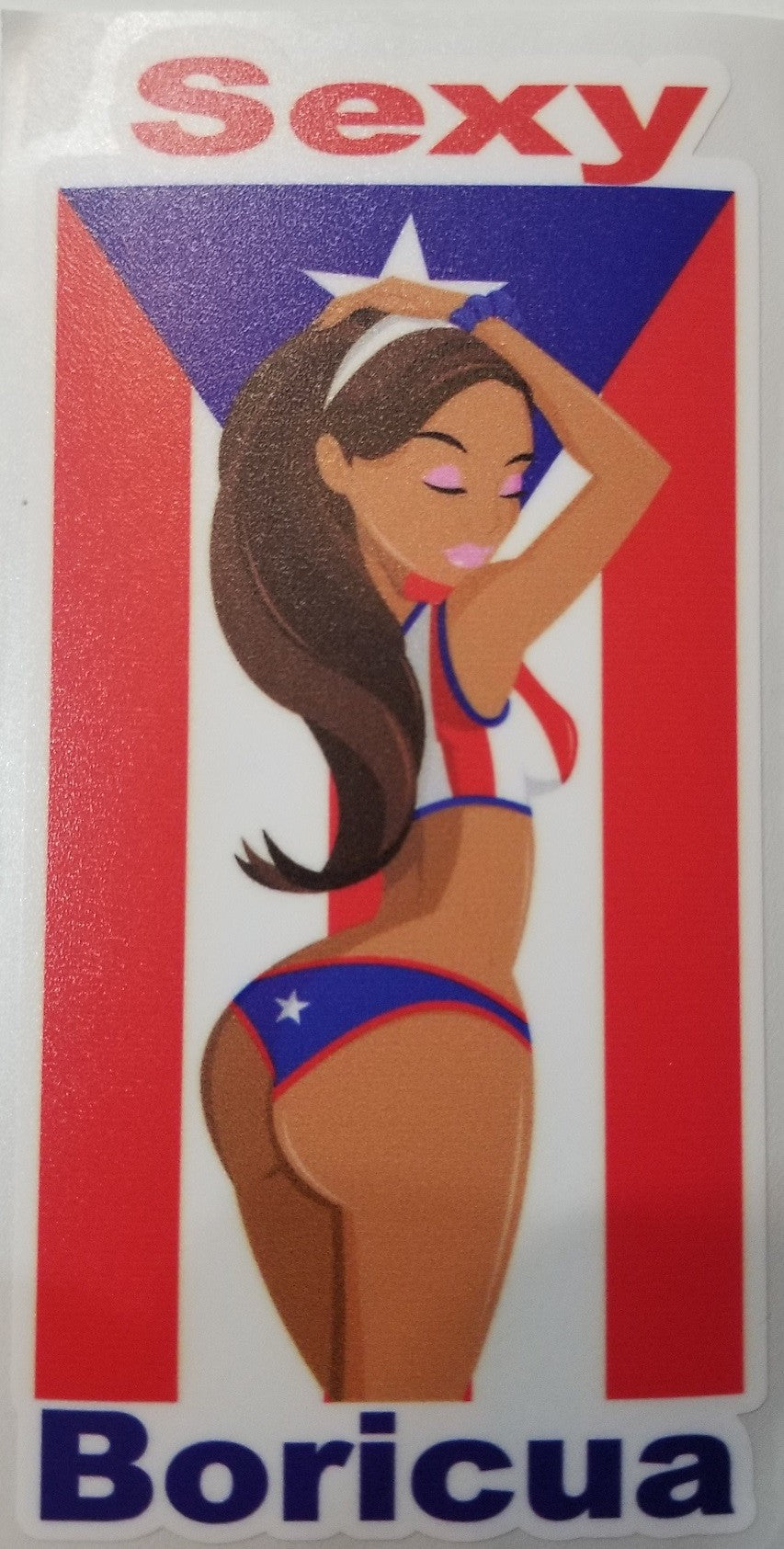 Sticker de PR - Sexy Boricua