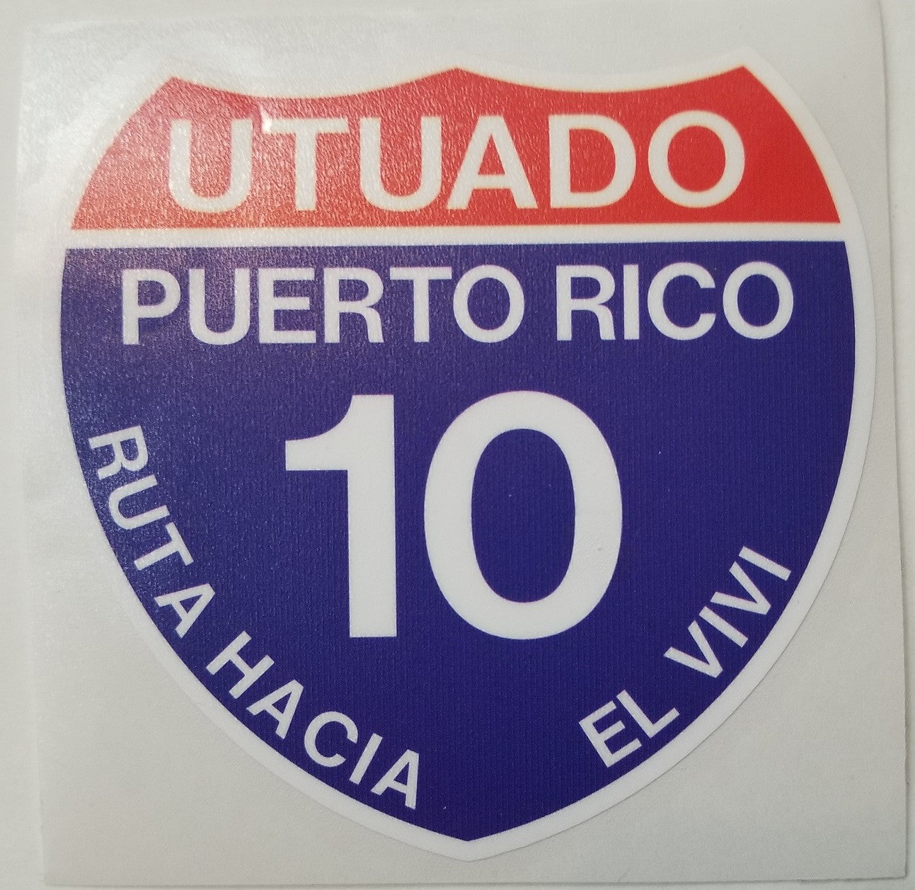 Sticker de PR - Utuado 10
