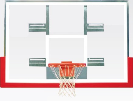 Tablero para canasto de baloncesto en cristal templadom48"x72" BISON BA48XL