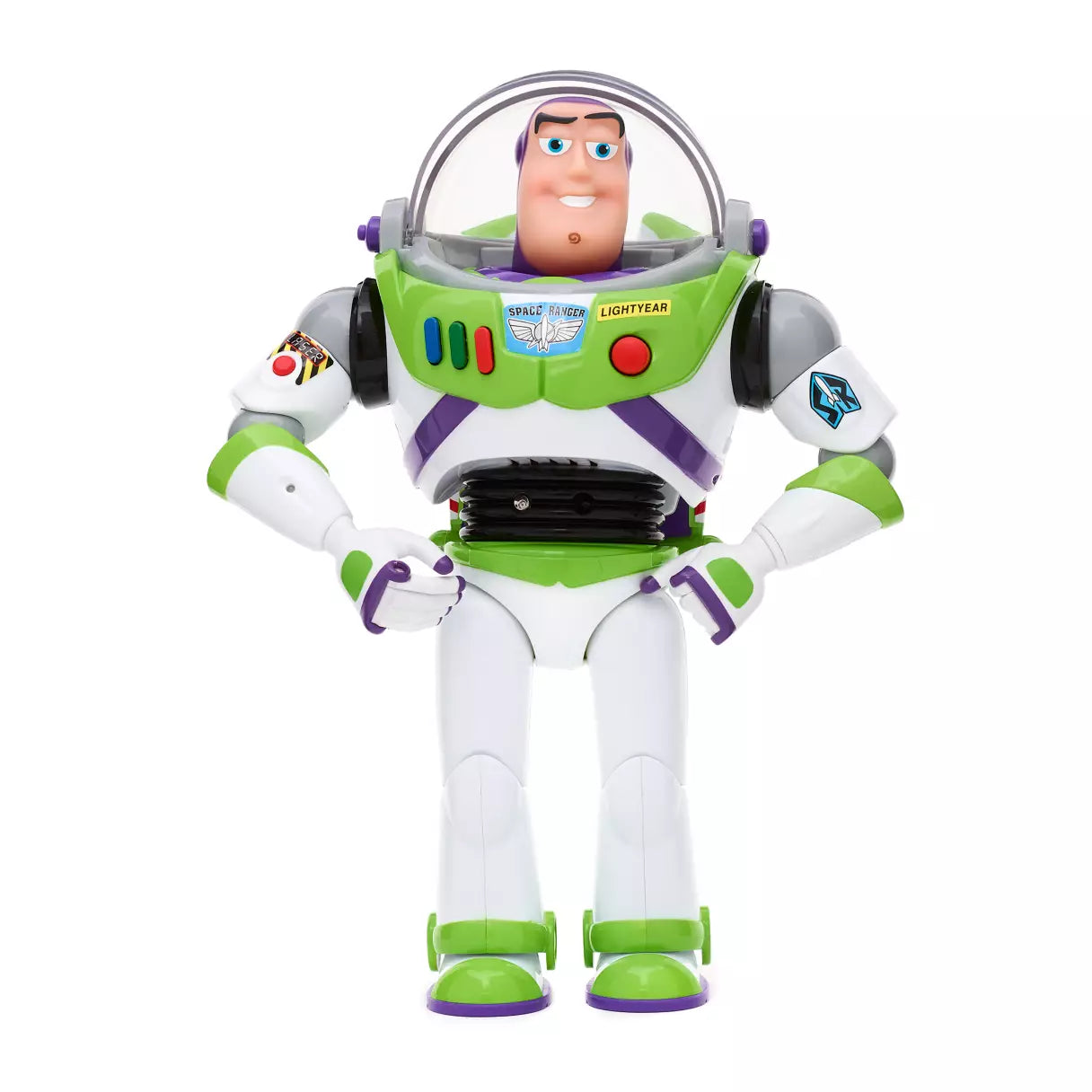 FIGURA DE ACCIÓN INTERACTIVA QUE HABLA DE BUZZ LIGHTYEAR DE 12” - TOY STORY