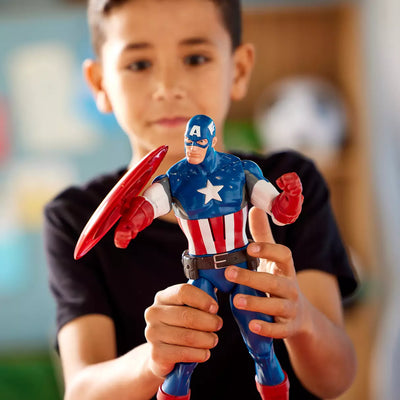 13 1/2" CAPTAIN AMERICA TALKING ACTION FIGURE - MARVEL