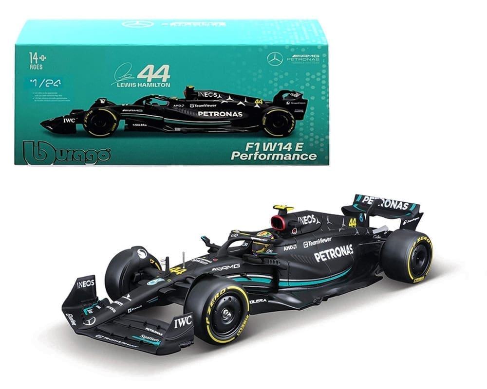 1/24 RACE MERCEDES W14 2023 #44 L. HAMILTON BK