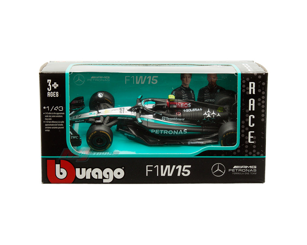 1/43 F1 AMG PETRONAS TEAM F1W15 #44 L. HAMILTON (2024) - BURAGO