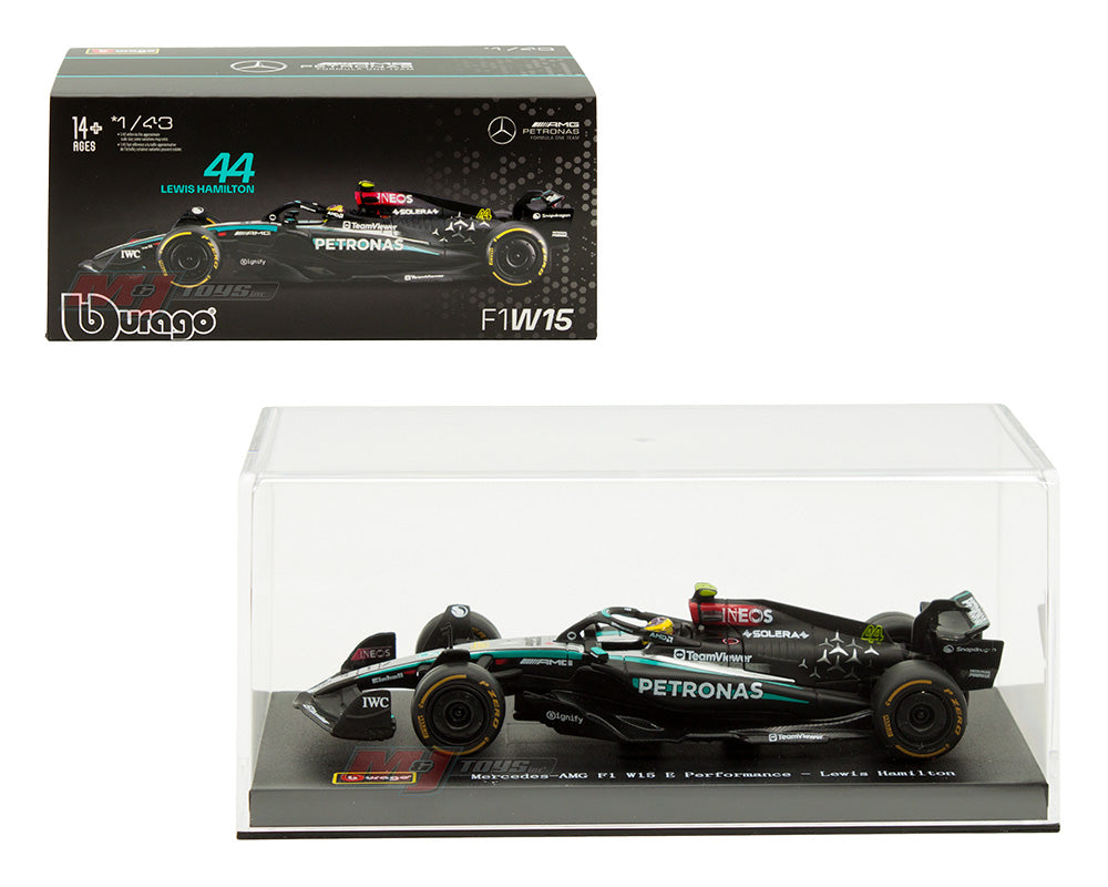 1/43 F1 AMG PETRONAS TEAM F1W15 #44 L. HAMILTON (2024) - BURAGO (Copy)