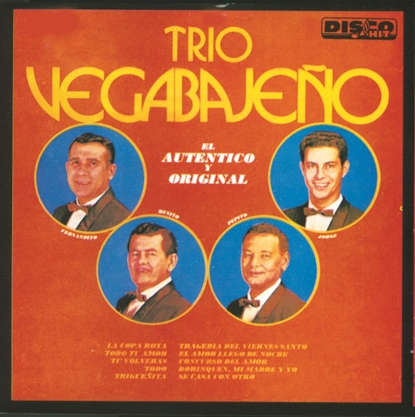 CD de Trio Vega Bajeño- El Authentico y Original-1071-1855