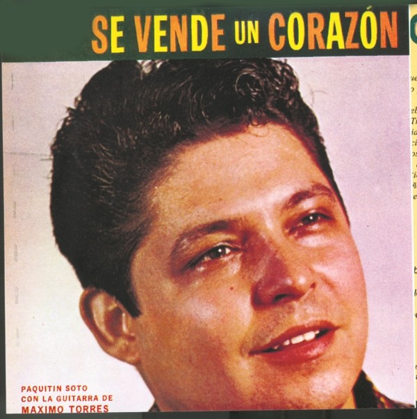CD de Paquitin Soto titulado: Con la Guitarra de Maximo Torres- 1082-1863