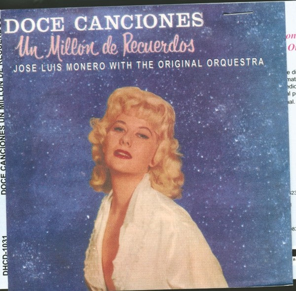 CD de Jose Luis Monero - DOCE CANCIONES Y UN MILLON DE RECUERDOS