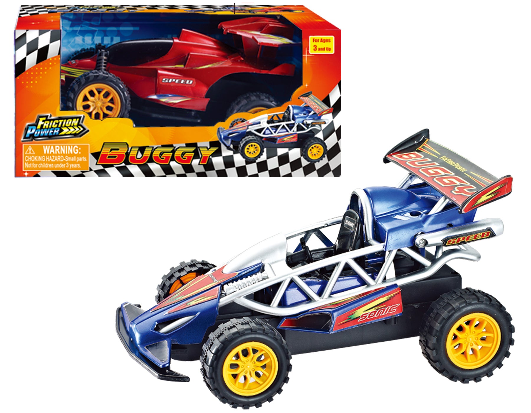 FRICTION RACING CAR 9" 189-22