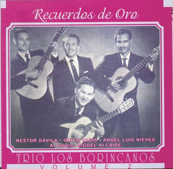 CD Recuerdos de Oro trio los Borincanos Vol. 2