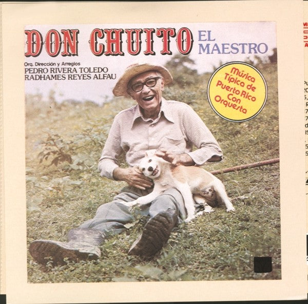CD Don Chuito el maestro, musica tipica de PR con su orquesta