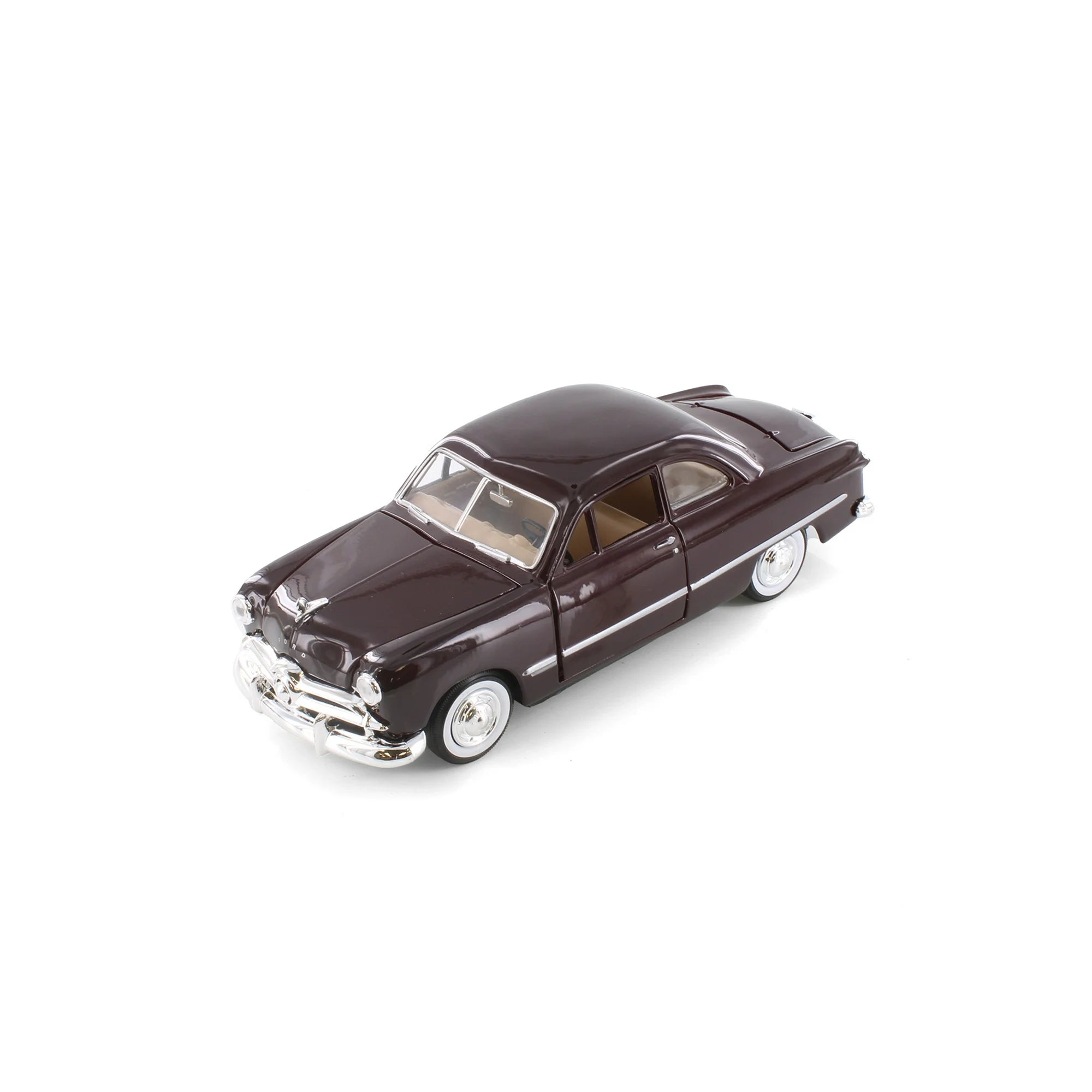 1/24 1949 FORD COUPE METALLIC BURGUNDY - TIMELESS LEGENDS