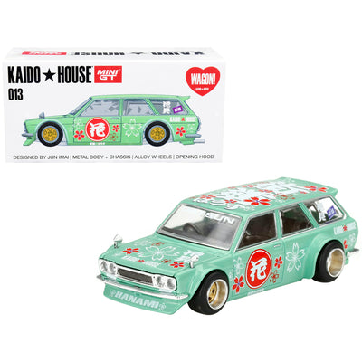 1/64 DATSUN KAIDO 510 WAGON HANAMI V2 - (VERDE)