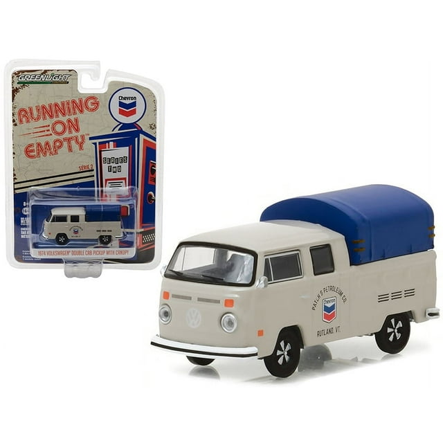 1/64 1974 VOLKSWAGEN DOUBLE CABIN POCK UP WITH CANOPY - (CHEVRON) RUNNING ON EMPTY