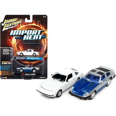 1/64 1982 MAZDA RX-7 y 1981 DATSUN 280ZX - CALOR DE IMPORTACIÓN